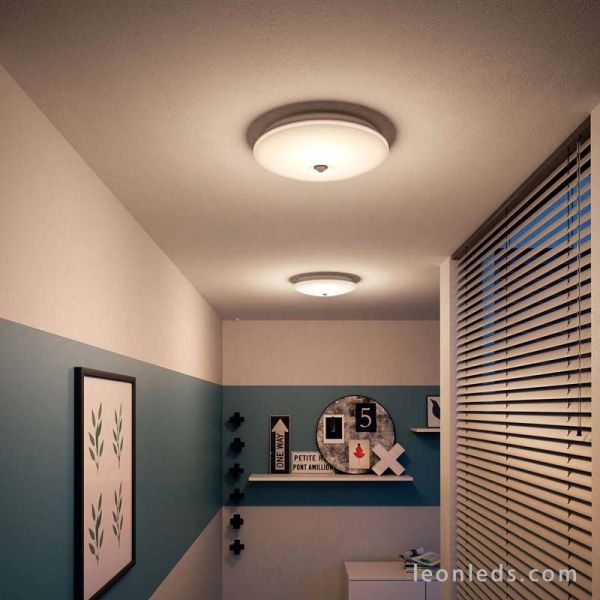 Plafón con sensor 6W Mauve PIR blanco de Philips | LeonLeds