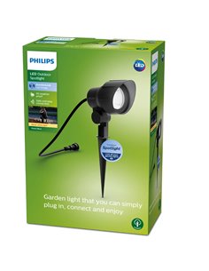 Pica de tierra LED GARDENLINK 6 W 2700K/4000K negro Baja tensión estanco al agua 2