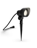 Pica de tierra LED GARDENLINK 6 W 2700K/4000K negro Baja tensión estanco al agua