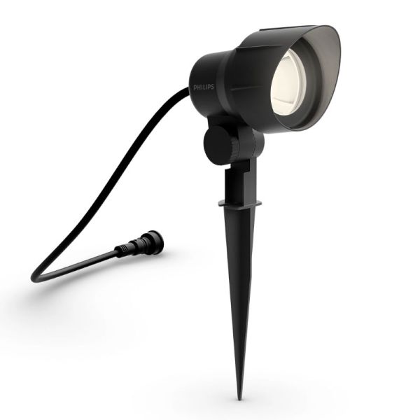 Puntos o picas de tierra LED GARDENLINK 6 W 2700K/4000K negro Baja tensión estanco al agua