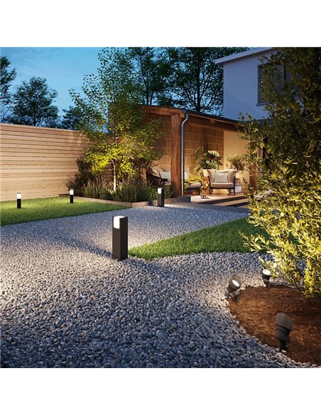 Pica de tierra LED GARDENLINK 6 W 2700K/4000K negro Baja tensión estanco al agua