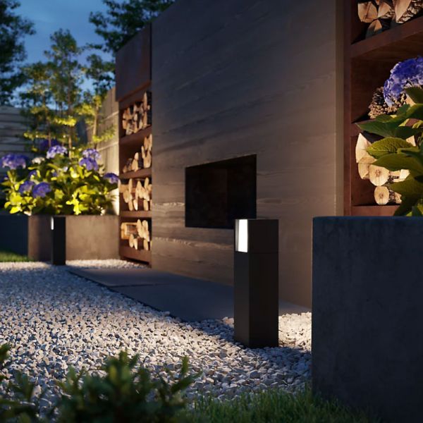 Farol LED exterior para caminhos ARBOR 6 W antracite Baixa tensão à prova d'água 2700K/4000K