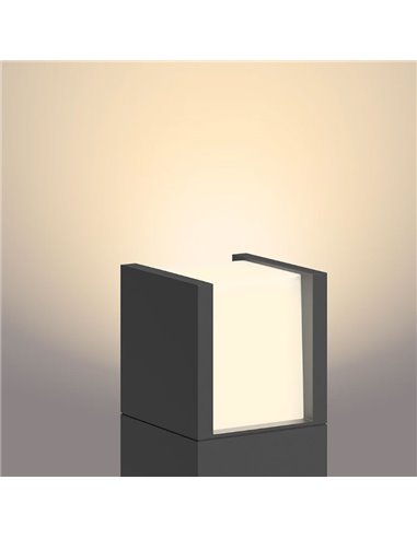 Farol LED exterior para caminhos ARBOR 6 W antracite Baixa tensão à prova d'água 2700K/4000K