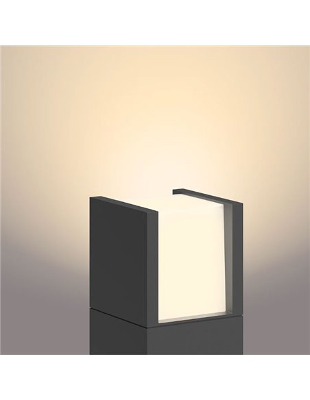 Baliza LED exterior para caminos ARBOUR 6 W antracita Baja tensión estanco al agua 2700K/4000K