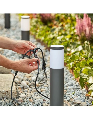 Balise d'extérieur LED pour chemins UTRECHT 6 W anthracite Basse tension étanche 2700K/4000K