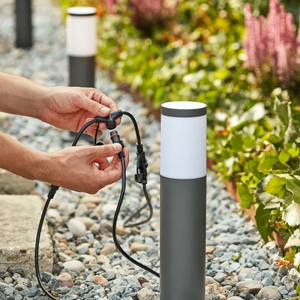 Balise d'extérieur LED pour chemins UTRECHT 6 W anthracite Basse tension étanche 2700K/4000K