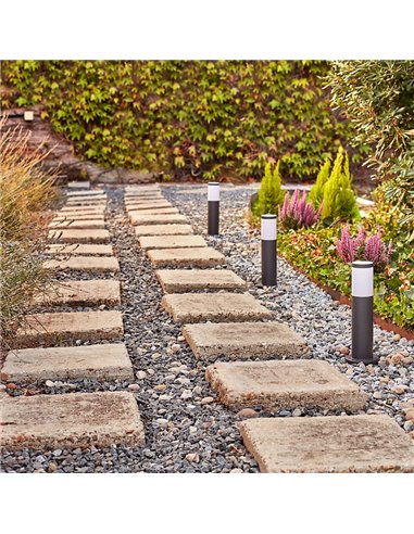 Balise d'extérieur LED pour chemins UTRECHT 6 W anthracite Basse tension étanche 2700K/4000K