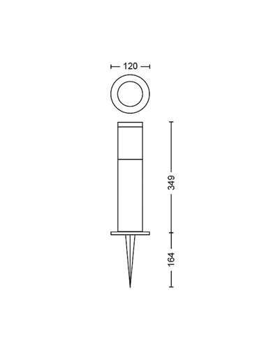 Balise d'extérieur LED pour chemins UTRECHT 6 W anthracite Basse tension étanche 2700K/4000K