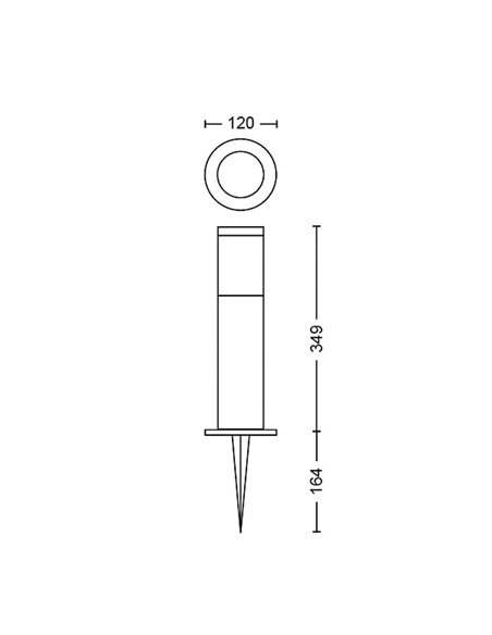 Balise d'extérieur LED pour chemins UTRECHT 6 W anthracite Basse tension étanche 2700K/4000K