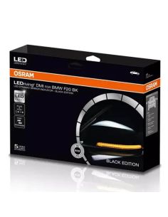 Clignotants dynamiques LED pour rétroviseurs LEDriving par OSRAM LEDDMI F20 BK S (Lot de 2) pour BMW Série 1, 2, 3, 4 et X1 2