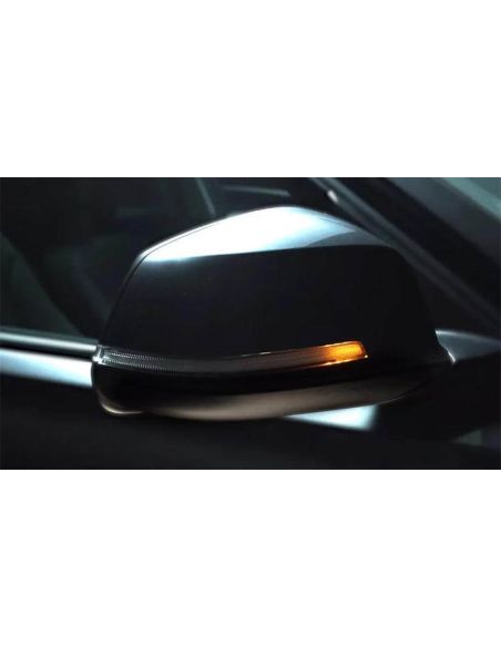 Clignotants dynamiques LED pour rétroviseurs LEDriving par OSRAM LEDDMI F20 BK S (Lot de 2) pour BMW Série 1, 2, 3, 4 et X1