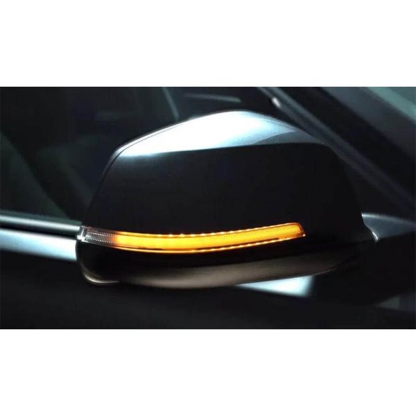 Clignotants dynamiques LED pour rétroviseurs LEDriving par OSRAM LEDDMI F20 BK S (Lot de 2) pour BMW Série 1, 2, 3, 4 et X1