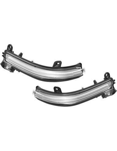 Set 2 Clignotants Dynamiques LED Blanches LEDriving® LEDDMI F20 WT S - Homologué (Lot de 2) pour BMW Série 1, 2, 3, 4 et X1