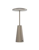 Lámpara de mesa exterior LED recargable PICCOLA Latón oscuro 2400K-3000K-4000K, IP54