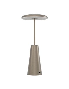 Lámpara de mesa exterior LED recargable PICCOLA Latón oscuro 2400K-3000K-4000K, IP54