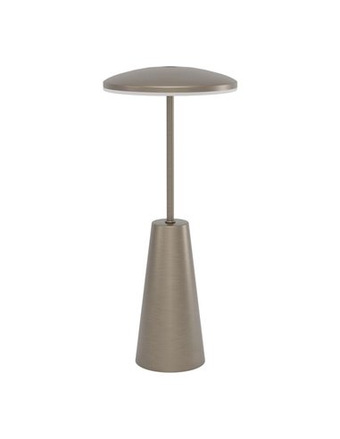 Lámpara de mesa exterior LED recargable PICCOLA Latón oscuro 2400K-3000K-4000K, IP54