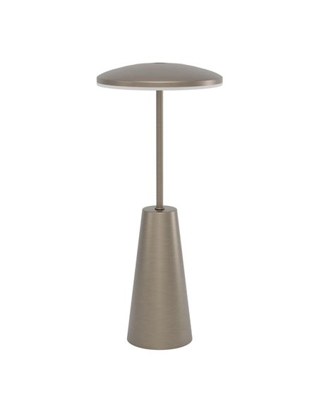 Candeeiro de mesa LED recarregável para exterior PICCOLA latão escuro 2400K-3000K-4000K, IP54