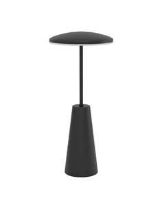 Lámpara de Sobremesa exterior LED recargable PICCOLA negro 2400K-3000K-4000K, IP54