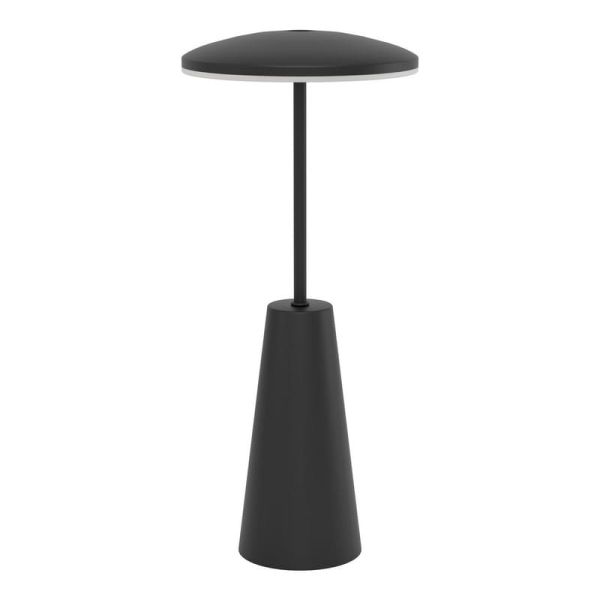 Candeeiro de mesa exterior LED recarregável PICCOLA preto 2400K-3000K-4000K, IP54