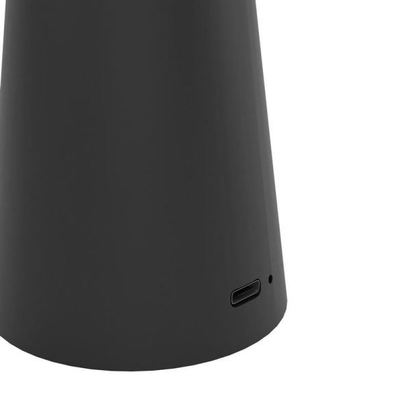 Candeeiro de mesa exterior LED recarregável PICCOLA preto 2400K-3000K-4000K, IP54