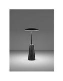 Lampe de table d'extérieur LED rechargeable PICCOLA noire 2400K-3000K-4000K, IP54