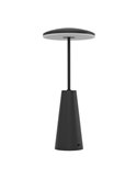 Lámpara de Sobremesa exterior LED recargable PICCOLA negro 2400K-3000K-4000K, IP54
