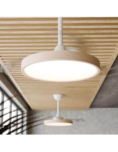 Funcionando Ventilador de Techo Retráctil BOMBAY ESTILO M - Innovación y Estilo en Madera con Temporizador y Nature Wind 2