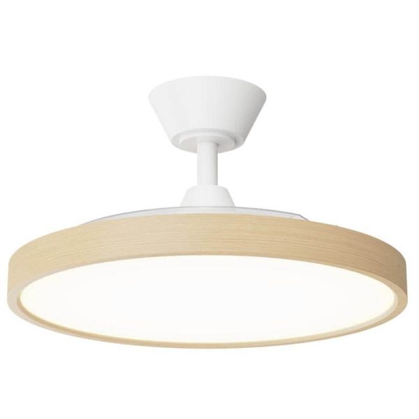 Ventilador de Techo Retráctil BOMBAY ESTILO M - Innovación y Estilo en Madera con Temporizador y Nature Wind