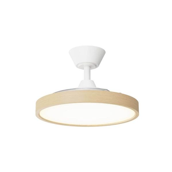 Ventilador de Techo Retráctil BOMBAY ESTILO M - Innovación y Estilo en Madera con Temporizador y Nature Wind