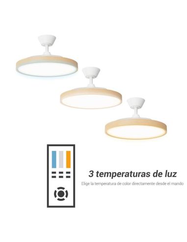 Ventilador de Teto Retrátil BOMBAY...