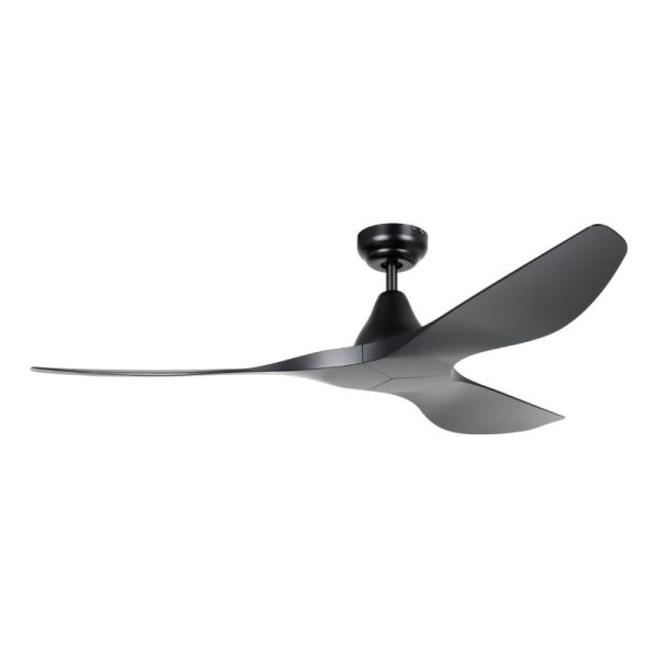 Ventilador de techo sin luz PORTSEA de interior negro DC Ø132cm