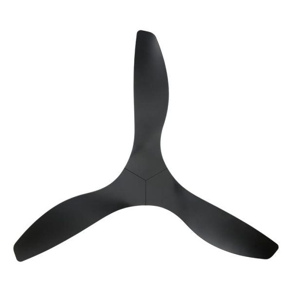 Ventilador de techo sin luz PORTSEA de interior negro DC Ø132cm