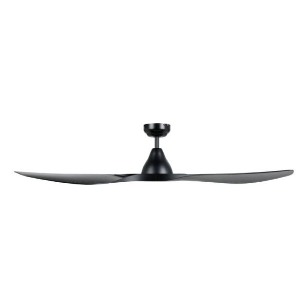 Ventilador de techo sin luz PORTSEA de interior negro DC Ø132cm