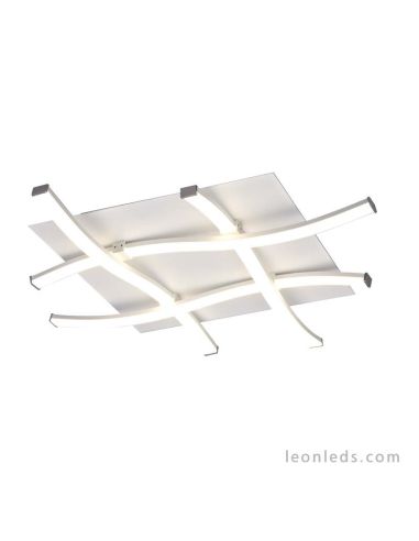 Plafón LED de techo con diseño moderno en acabado color blanco 34w 6004 6004K Dimmable | LeonLeds