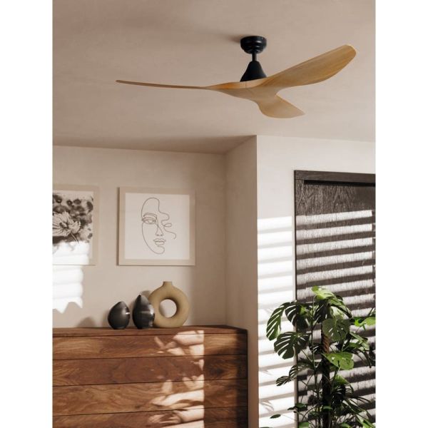 Ventilador de techo sin luz PORTSEA madera DC Ø130cm para interior
