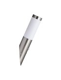 Applique d'extérieur avec capteur HELSINKI en inox, E27 Ø75mm