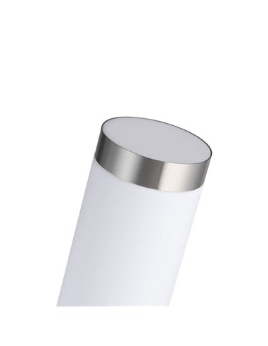 Aplique de pared exterior con Sensor HELSINKI de acero inoxidable, E27 Ø75mm