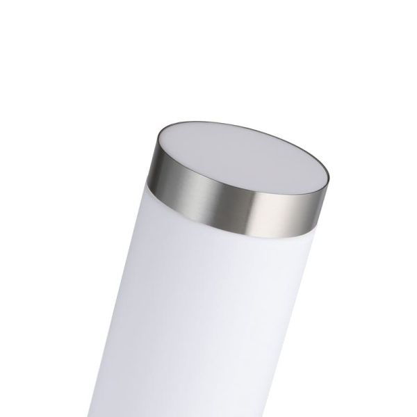 Aplique de pared exterior con Sensor HELSINKI de acero inoxidable, E27 Ø75mm