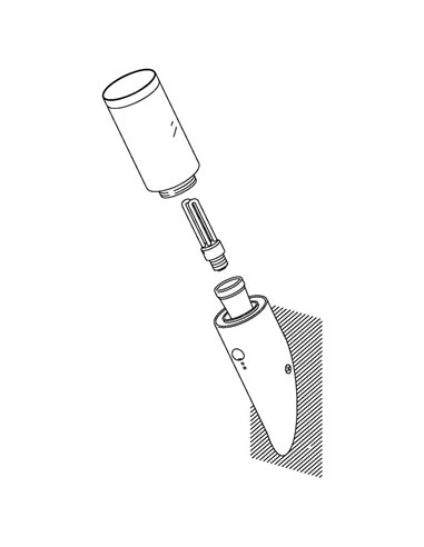 Applique d'extérieur avec capteur HELSINKI en inox, E27 Ø75mm