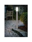 Baliza alta de exterior HELSINKI de acero inoxidable 1100mm altura Ø75mm E27 IP65