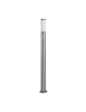 Baliza alta de exterior con sensor de movimiento HELSINKI de acero inoxidable 1100mm altura Ø75mm E27 IP65