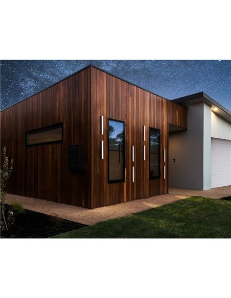 Candeeiro exterior LED de teto ou parede alongado 58x55cm SALITTA 14W 1680lm 3000K IP65