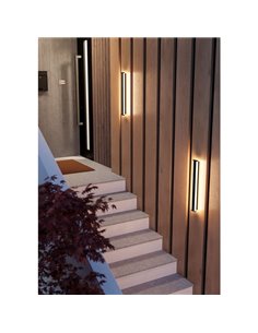 Aplique de Pared Exterior LED Alargado 58cm NEVIANO 7W 2100lm 3000K IP65 2