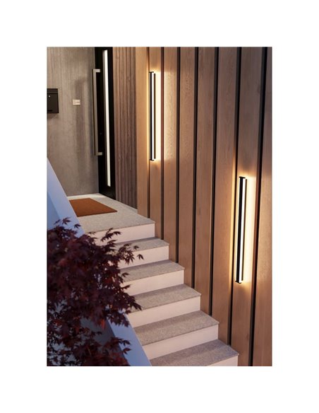 NEVIANO Aplique LED alongado super longo 97cm, 11W 4200lm 3000K IP65