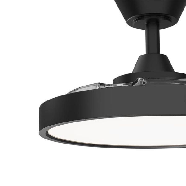 Detalhe Ventilador de Teto BOMBAY S STYLE com Lâminas Retráteis com Luz LED Ajustável, Sulion Preto