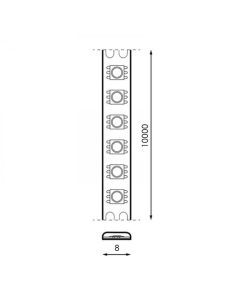 Bande LED 24V SMD2835 Osram 120 LED/m 10 mètres intérieur IP20 éclairage décoratif haute luminosité 12 W/m 1,100Lm/w 2