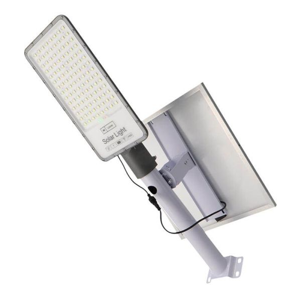 Farola LED Solar 300W para Alumbrado Público con Sensor Crepuscular y Control Remoto IP65