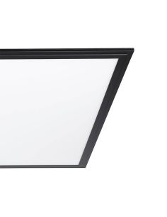 Plafonnier LED carré noir 60x60 4000K 4,700Lm IP20 Salobrena 1 33W Installation en Surface 900819 Eglo 2