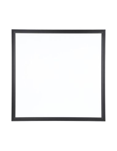 Plafon LED quadrado preto 60x60 4000K 4.700Lm IP20 Salobrena 1 33W Instalação saliente 900819 Eglo