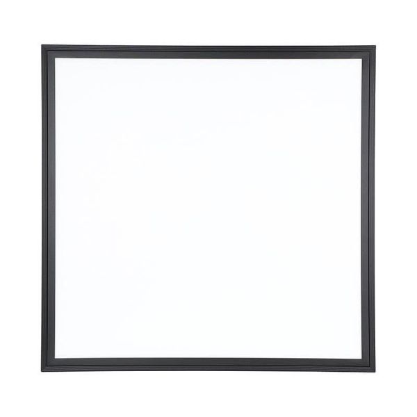 Plafon LED quadrado preto 60x60 4000K 4.700Lm IP20 Salobrena 1 33W Instalação saliente 900819 Eglo